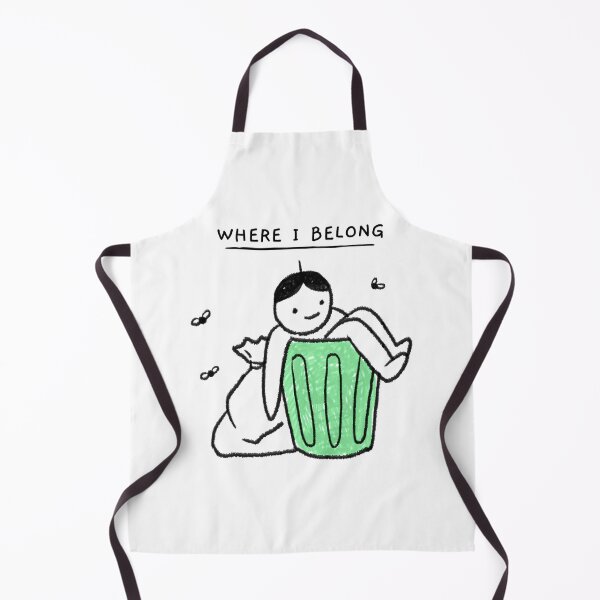Item preview, Where I Belong Funny Trash Man designed and sold by LittleFlairTee.