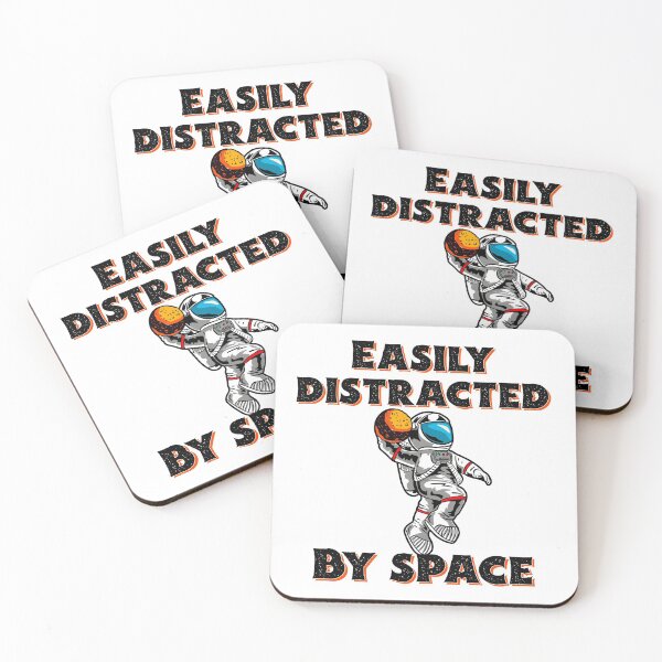 Item preview, Easily Distracted by Space designed and sold by Cattigal.