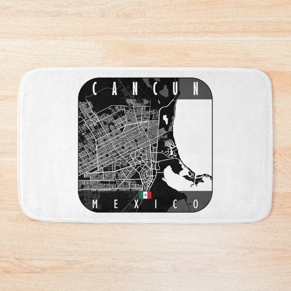 Item preview, CANCUN MAP MEXICO designed and sold by hatimelhag.