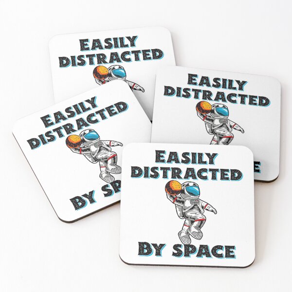 Item preview, Easily Distracted by Space designed and sold by Cattigal.