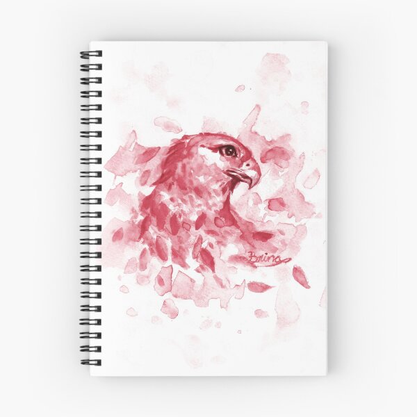 Item preview, Watercolor Splash Hawk, in red designed and sold by Brina Williamson.