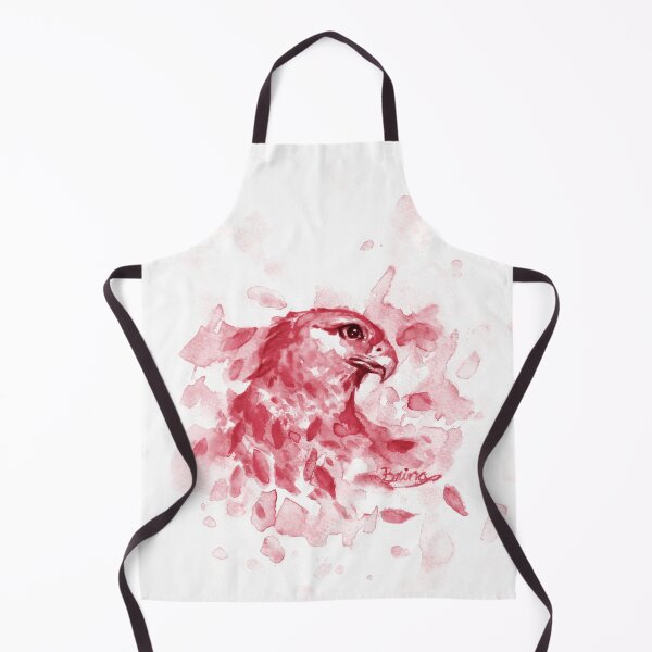 Item preview, Watercolor Splash Hawk, in red designed and sold by Brina Williamson.