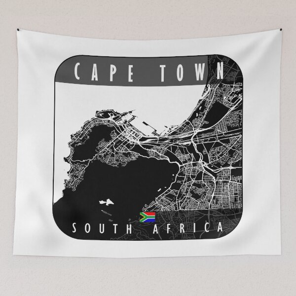 Item preview, CAPE TOWN MAP SOUTH AFRICA designed and sold by hatimelhag.