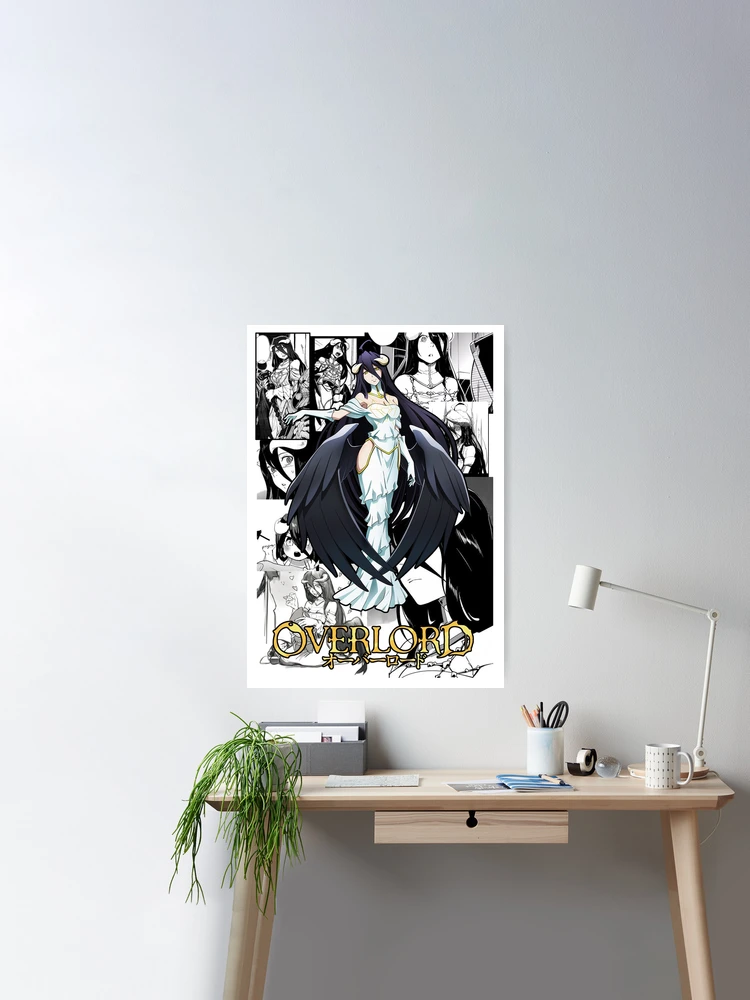  Anime Overlord Albedo Ainz Ooal Canvas Poster Wall Art Decor  Print Picture Paintings for Living Room Bedroom Decoration Unframe:  24x36inch(60x90cm): Posters & Prints