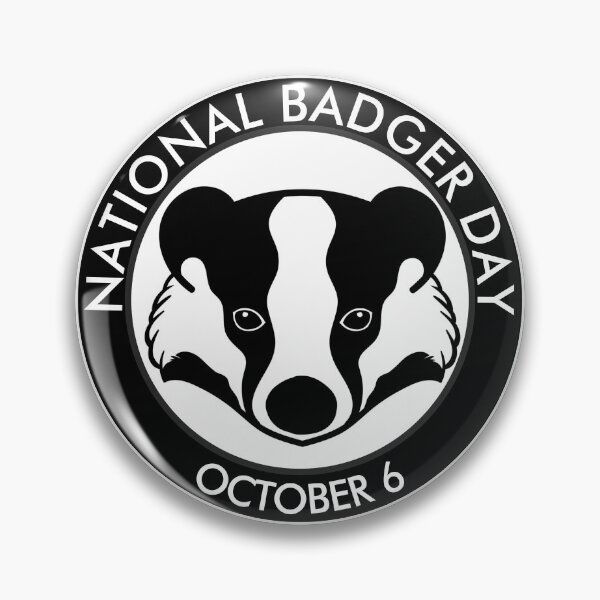 Item preview, National Badger Day designed and sold by HolidayBug.