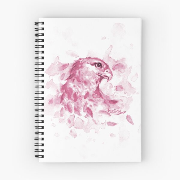 Item preview, Watercolor Splash Hawk, pink designed and sold by Brina Williamson.