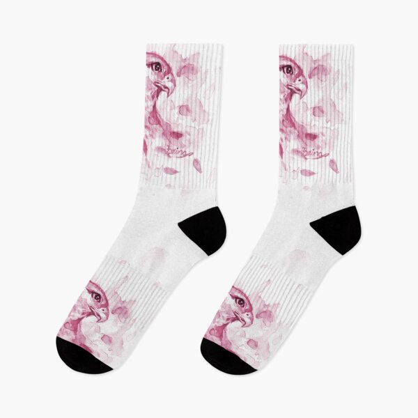 Item preview, Watercolor Splash Hawk, pink designed and sold by Brina Williamson.