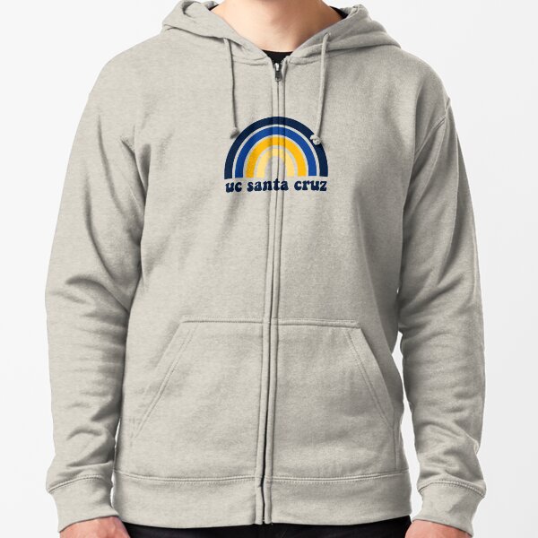 ucsc - college banner Zipped Hoodie