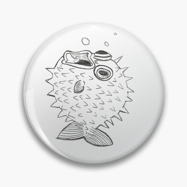 Item preview, Surprised Puffer designed and sold by Mia Russell.