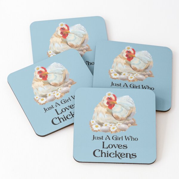 Item preview, Just A Girl Who Loves Chickens designed and sold by anatovas.