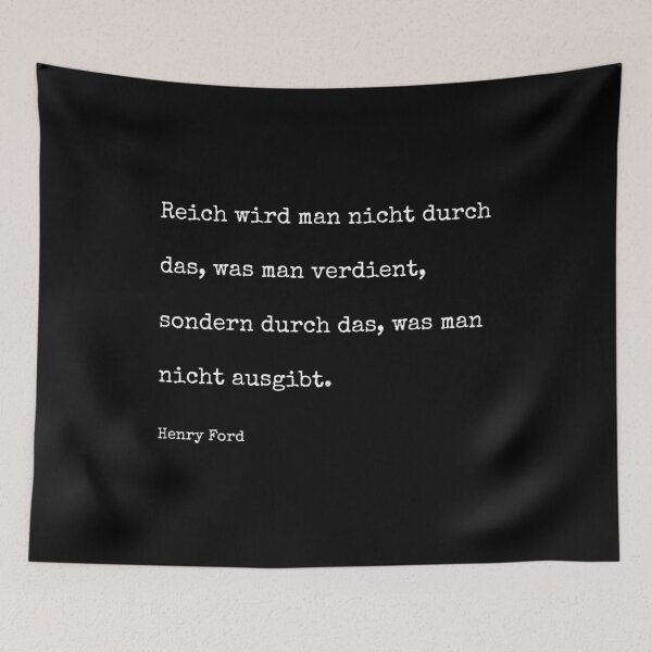 Item preview, TO BE RICH - Henry Ford Quote designed and sold by annaspoljar.