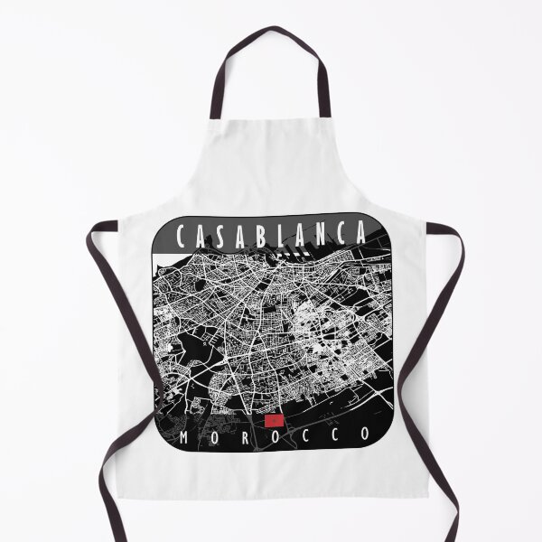 Item preview, CASABLANCA MAP MOROCCO designed and sold by hatimelhag.
