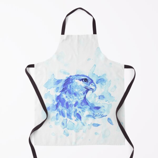 Item preview, Watercolor Splash Hawk, blue designed and sold by Brina Williamson.