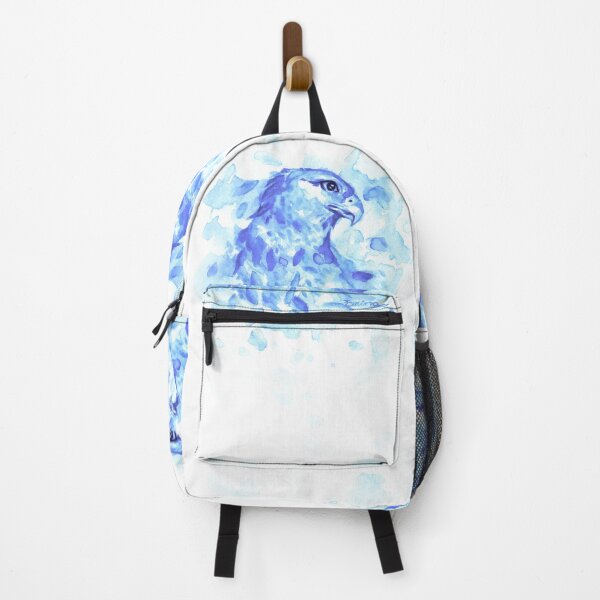 Item preview, Watercolor Splash Hawk, blue designed and sold by Brina Williamson.