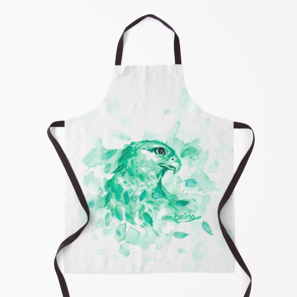 Item preview, Watercolor Splash Hawk, green designed and sold by Brina Williamson.