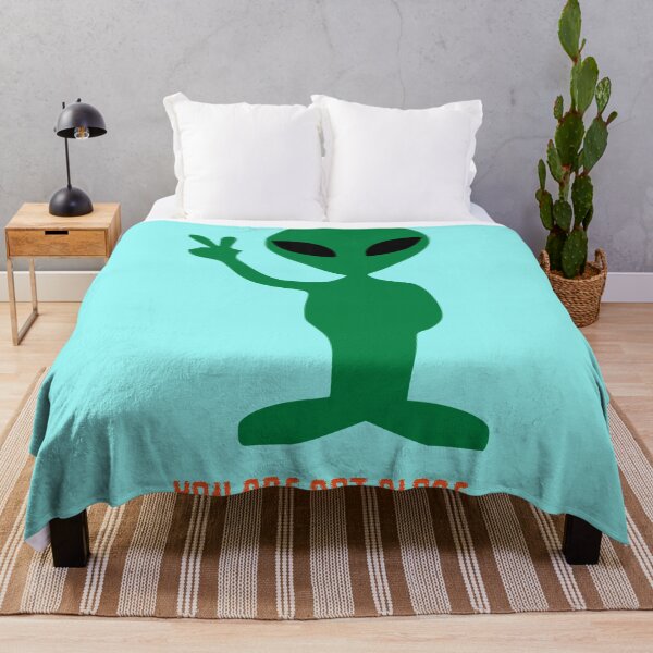 Item preview, You Are Not Alone Cute Green Alien designed and sold by DTEH.