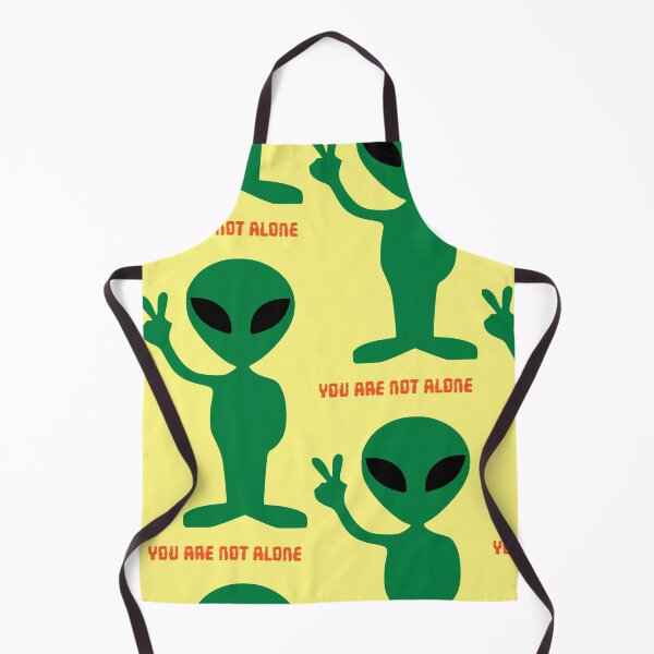 Item preview, You Are Not Alone Cute Green Alien designed and sold by DTEH.