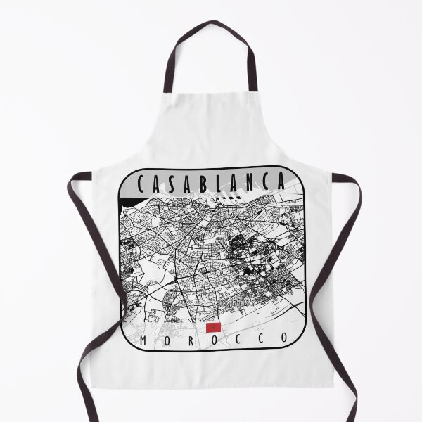 Item preview, CASABLANCA MAP MOROCCO designed and sold by hatimelhag.