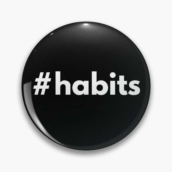 Item preview, Hashtag Habits designed and sold by HashtagZone.