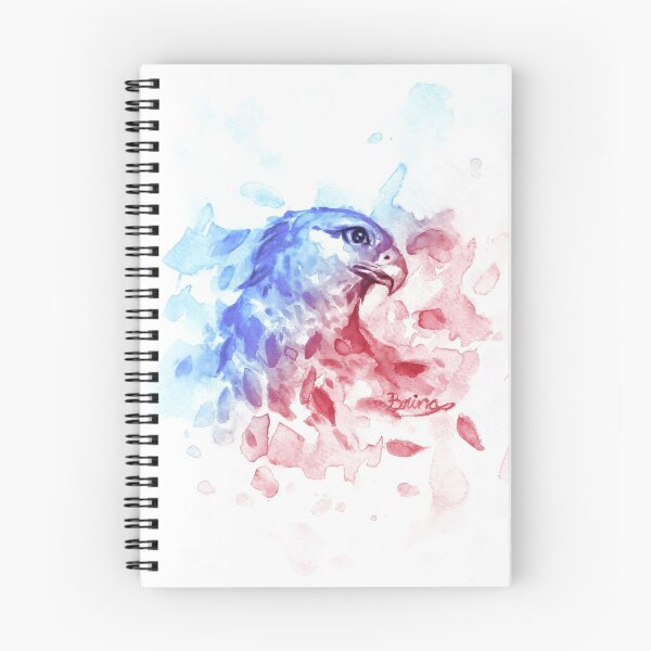 Item preview, Watercolor Splash Hawk, red white & blue designed and sold by Brina Williamson.