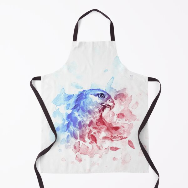 Item preview, Watercolor Splash Hawk, red white & blue designed and sold by Brina Williamson.