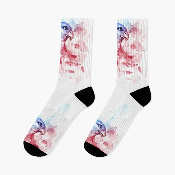 Item preview, Watercolor Splash Hawk, red white & blue designed and sold by Brina Williamson.