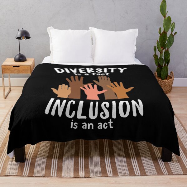 Artikelvorschau, Diversity Is A Fact, Inclusion Is An Act, Activist Shirt, Anti Racism Gift, Equality, Inclusion Diversity Advocate entworfen und verkauft von Sifoustore.