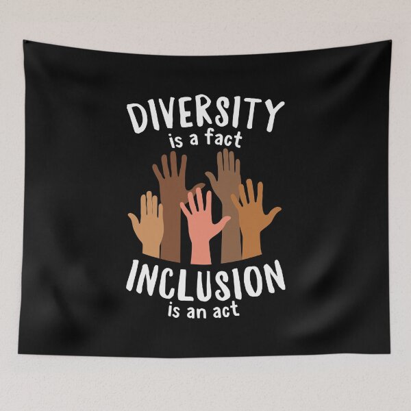 Artikelvorschau, Diversity Is A Fact, Inclusion Is An Act, Activist Shirt, Anti Racism Gift, Equality, Inclusion Diversity Advocate entworfen und verkauft von Sifoustore.