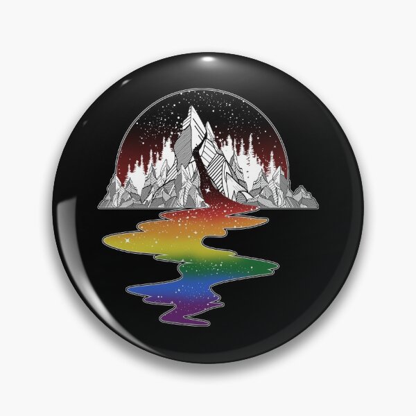 Item preview, Gay Rainbow River Mountain designed and sold by Clara Hollins.