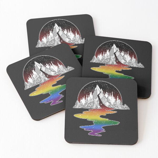 Item preview, Gay Rainbow River Mountain designed and sold by Clara Hollins.