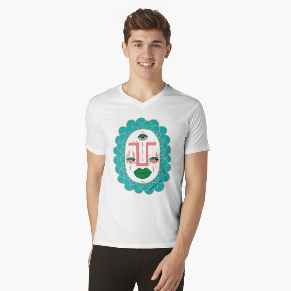 Item preview, V-Neck T-Shirt designed and sold by VirafuentesArt.