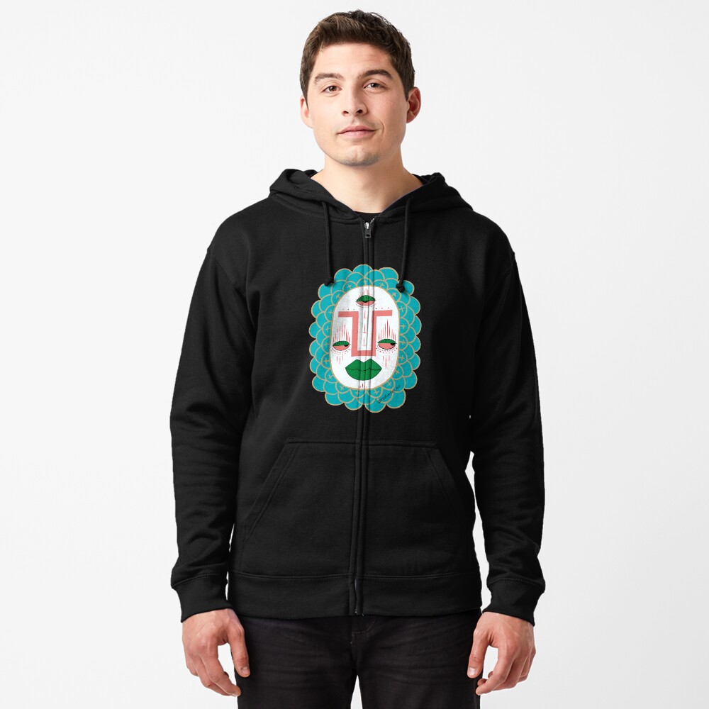 Item preview, Zipped Hoodie designed and sold by VirafuentesArt.