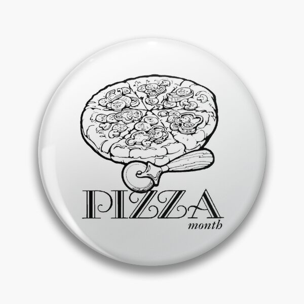 Item preview, National Pizza Month Vintage Illustration  designed and sold by HolidayBug.