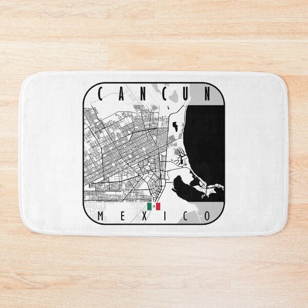 Item preview, CANCUN MAP MEXICO designed and sold by hatimelhag.