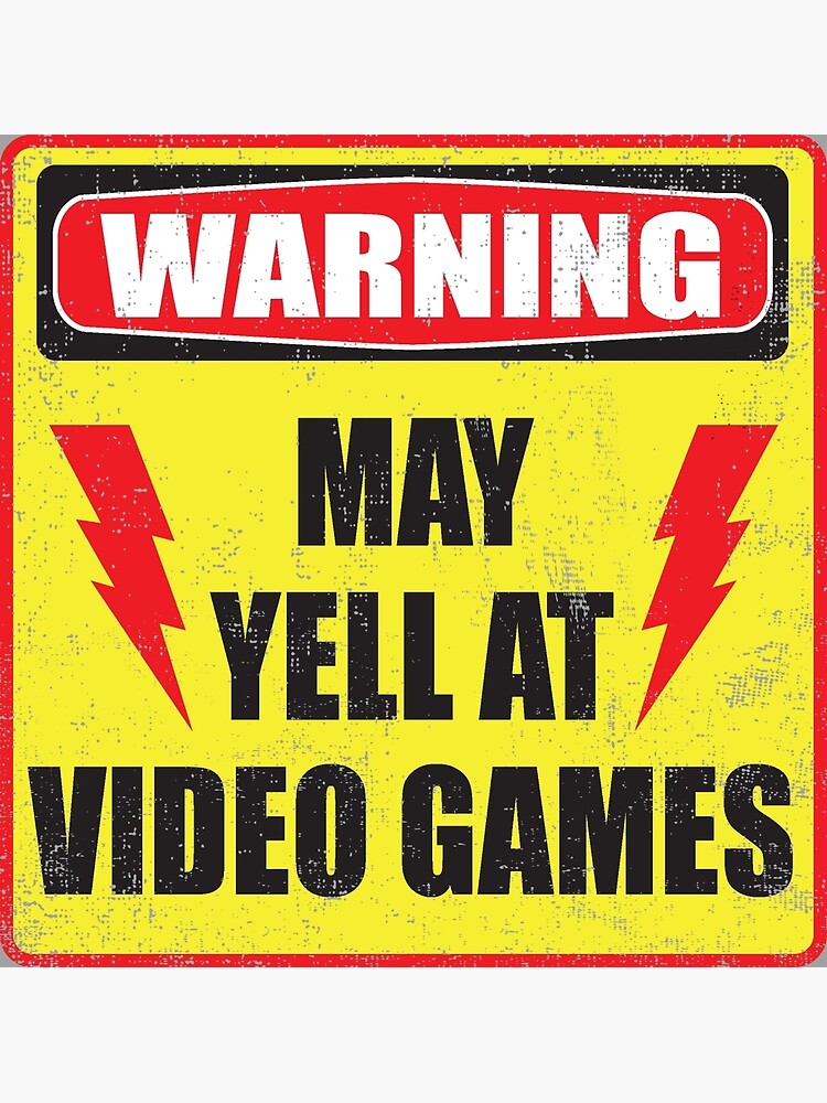 Gamer Warning by buzatron