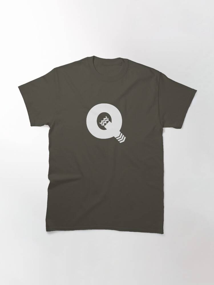 Alternate view of Q is for Quiver - White Classic T-Shirt