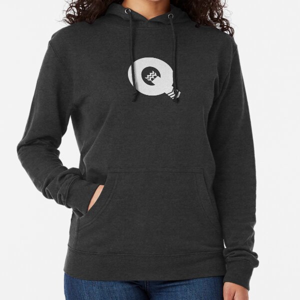 Q is for Quiver - White Lightweight Hoodie