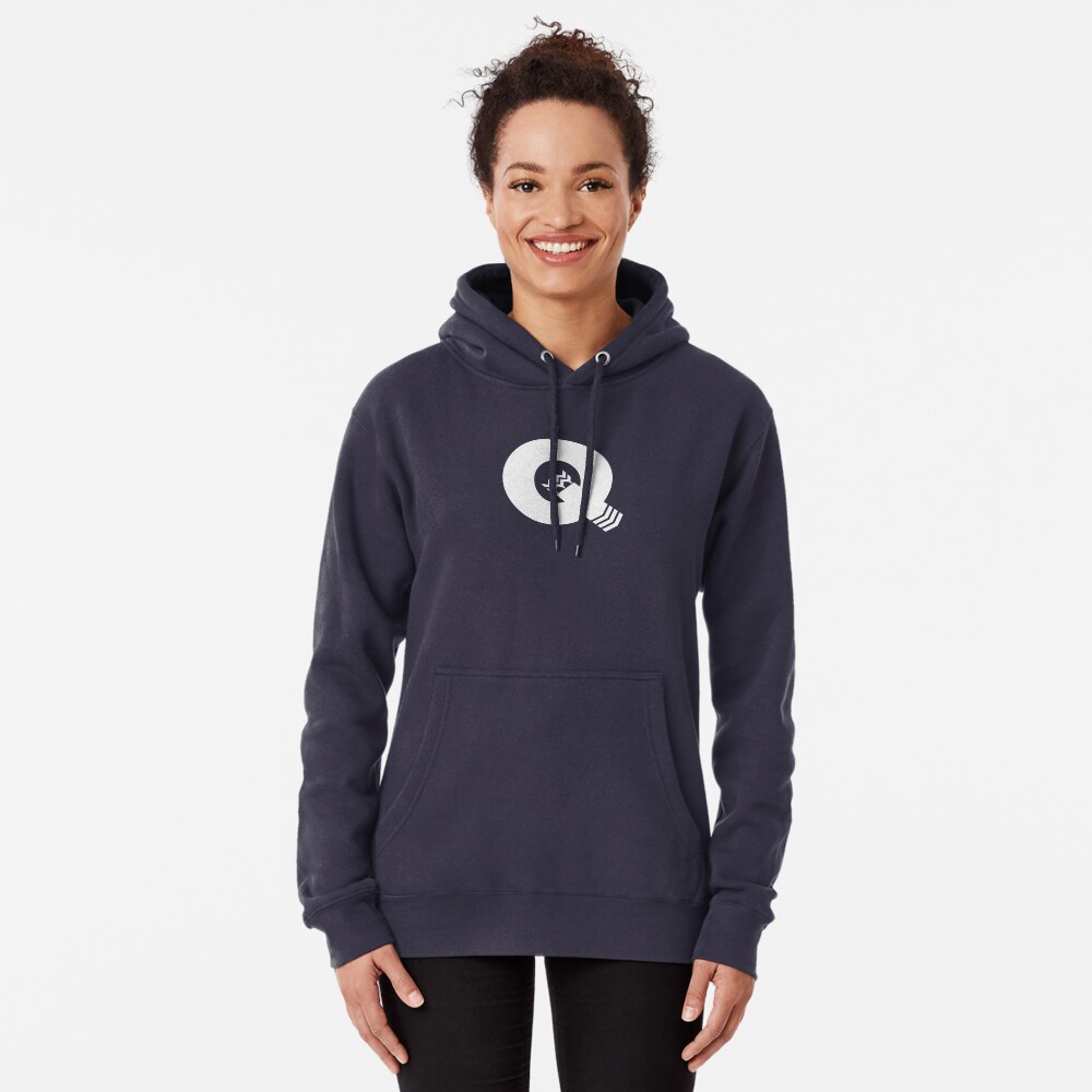 Q is for Quiver - White Pullover Hoodie