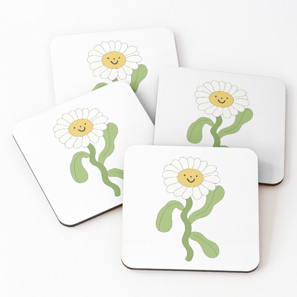 Item preview, Smiley daisy designed and sold by PeachCatDesigns.