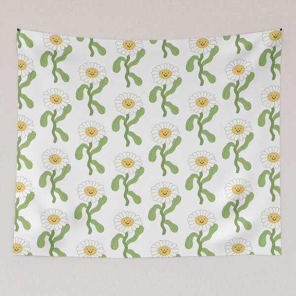 Item preview, Smiley daisy designed and sold by PeachCatDesigns.