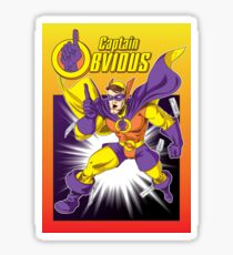 Captain Obvious Sticker