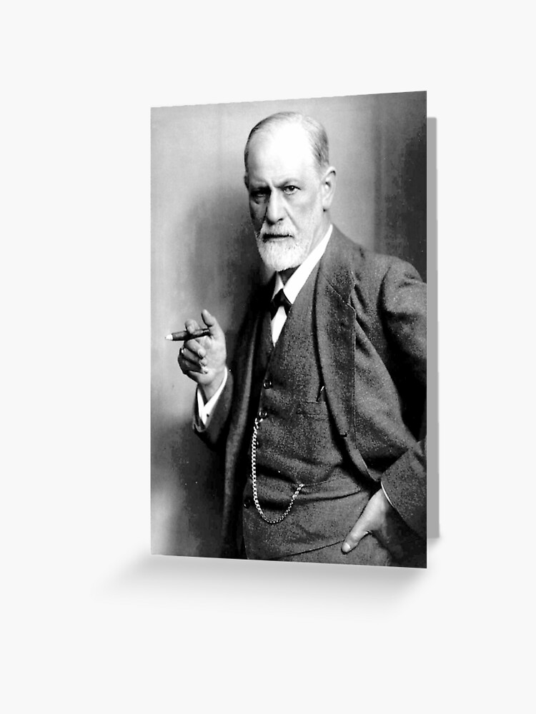 Tarjetas de felicitación «Sigmund Freud, padre del psicoanálisis» de  ScienceSource | Redbubble