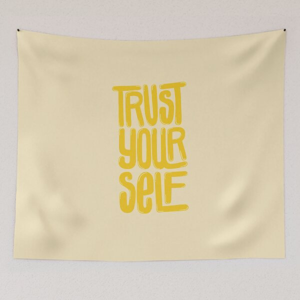 Item preview, Trust Yourself Yellow designed and sold by PepAndGrace.