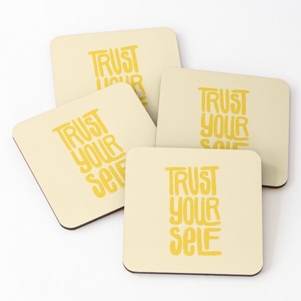 Item preview, Trust Yourself Yellow designed and sold by PepAndGrace.