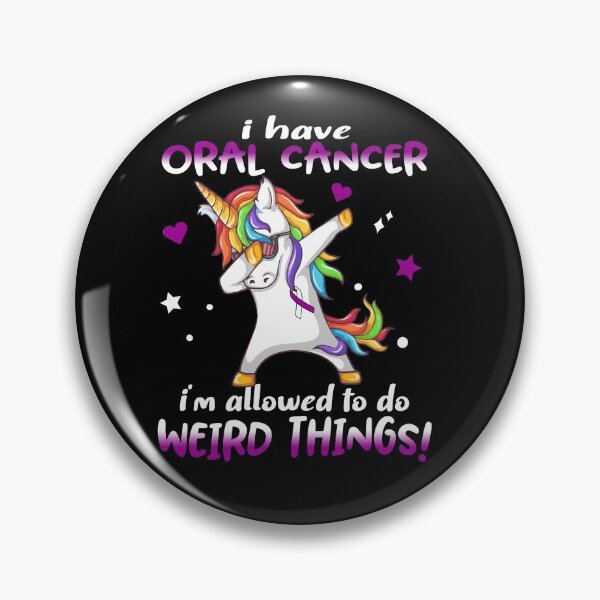 Item preview, Oral Cancer Warrior I'm Allowed To Do Weird Things designed and sold by Brad-FI.