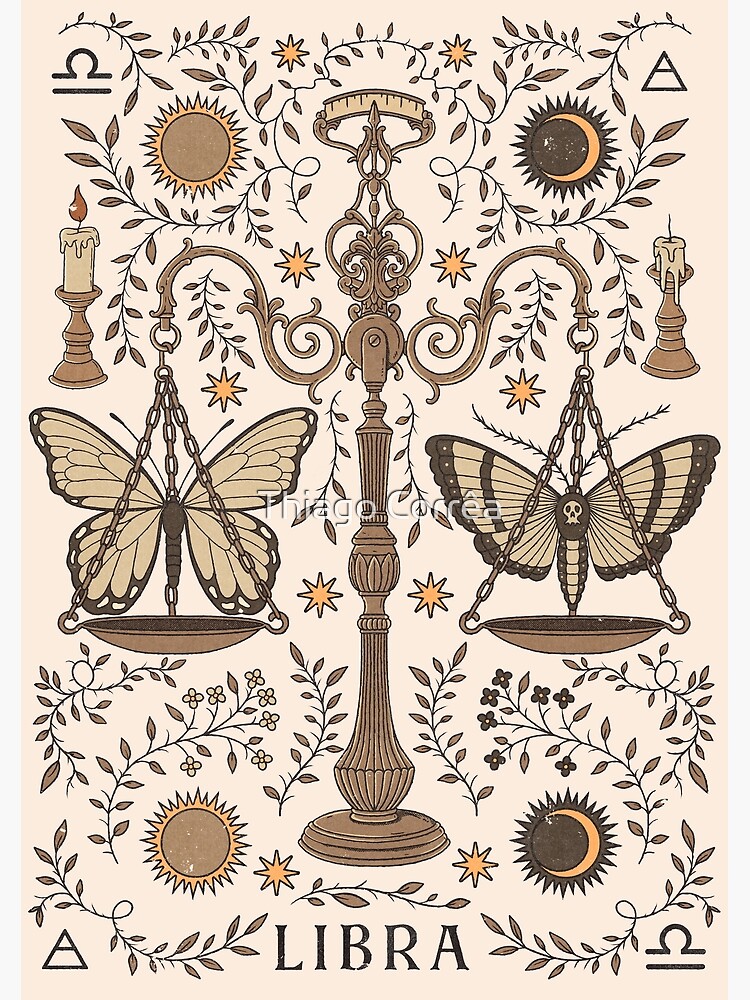 Thumbnail 3 of 3, Art Print, Libra designed and sold by thiagocorream.