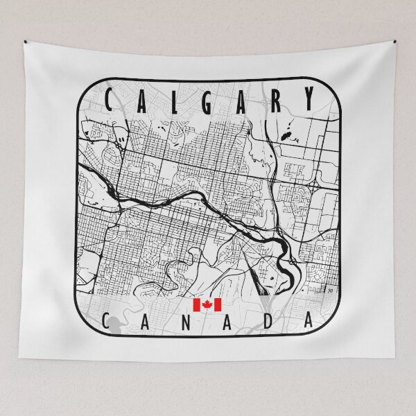 Artikelvorschau, CALGARY KARTE KANADA entworfen und verkauft von hatimelhag.