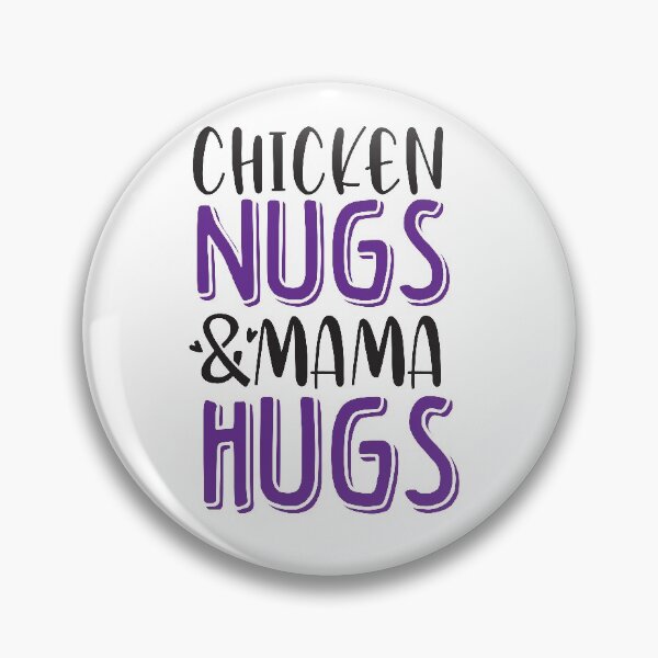 Artikelvorschau, Chicken Nugs und Mama Hugs lustiges Mamageschenk entworfen und verkauft von TH3--DESIGNER.