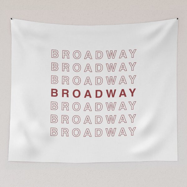 Item preview, Broadway iconic red thank you bag design  designed and sold by taylor-lang.