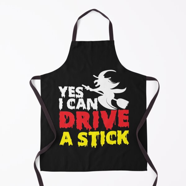 Aperçu de l'œuvre Oui, je peux conduire Un bâton Halloween Lacrosse Stick créée et vendue par StarcyWol.